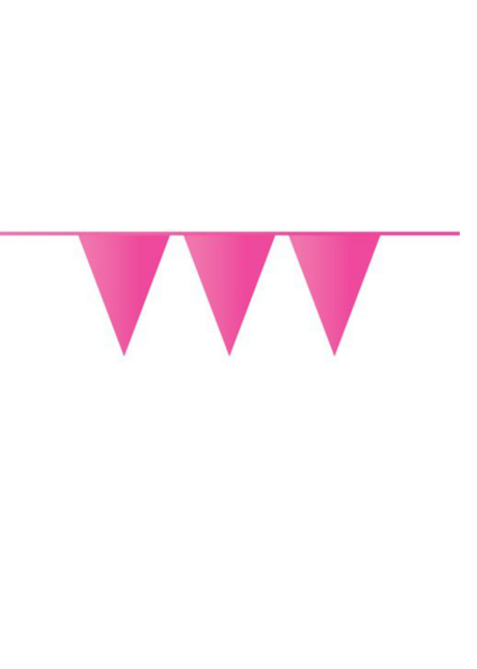Party  Planet Vlaggenlijn PE hardroze (10m)