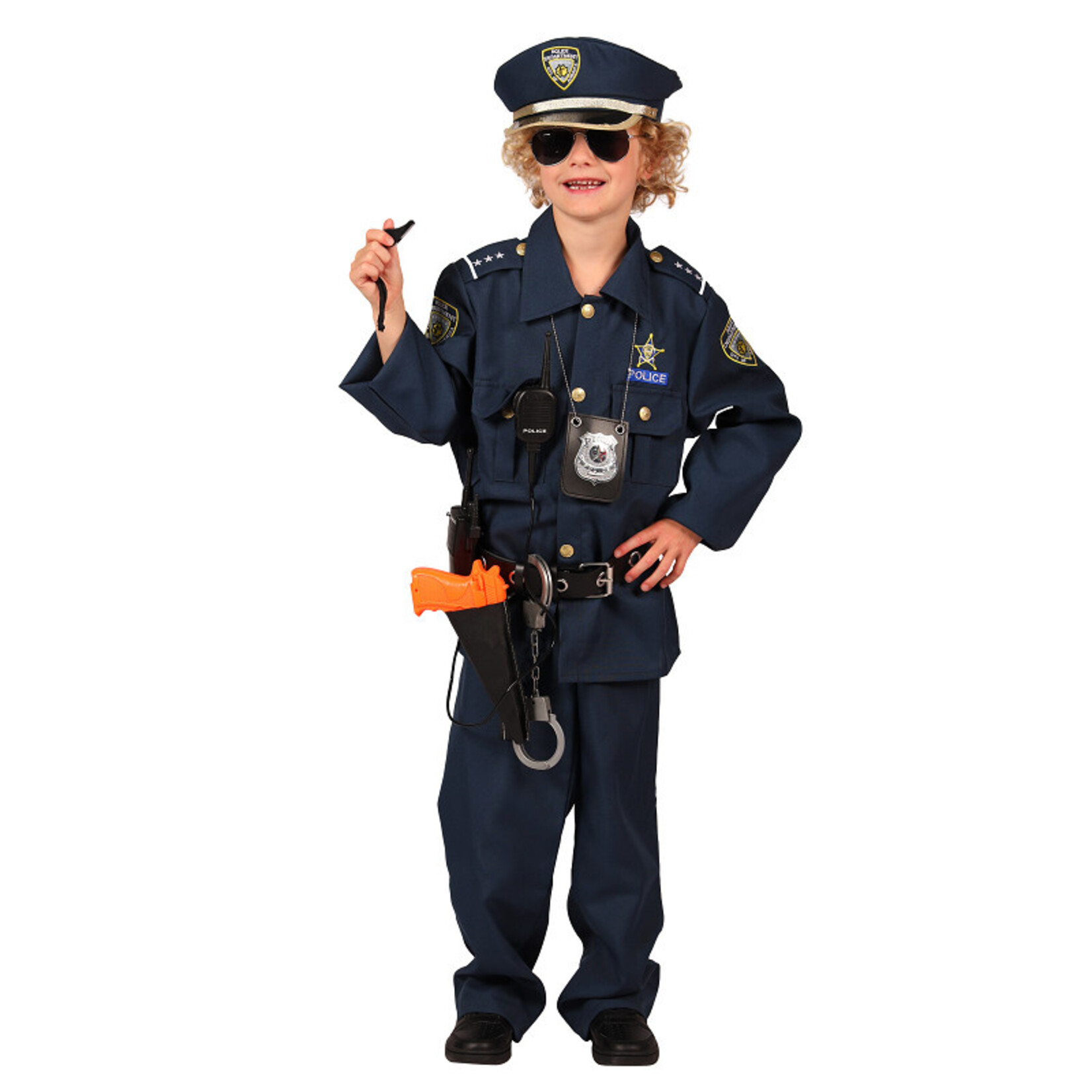 Party Planet Politie kinder costuum