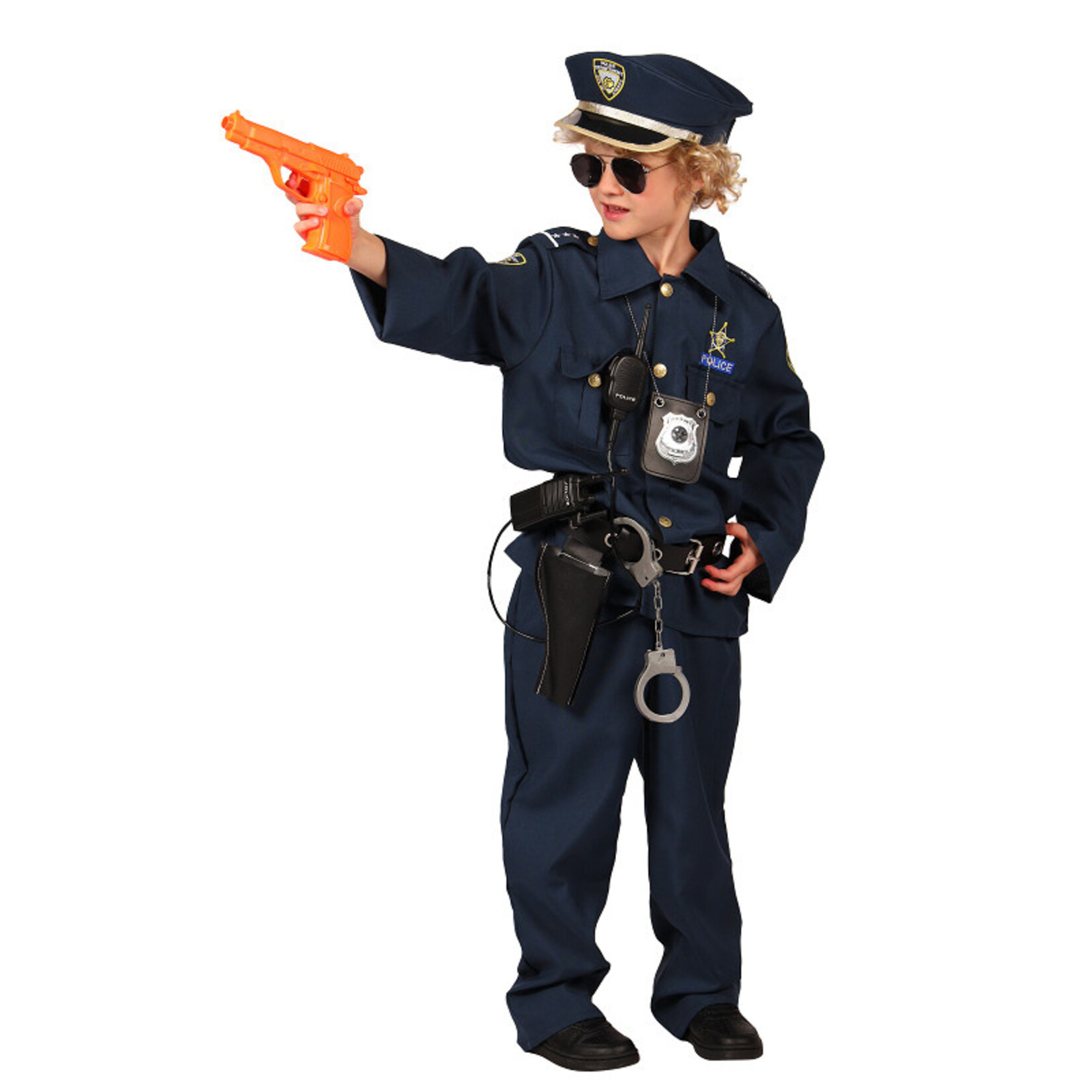 Party Planet Politie kinder costuum