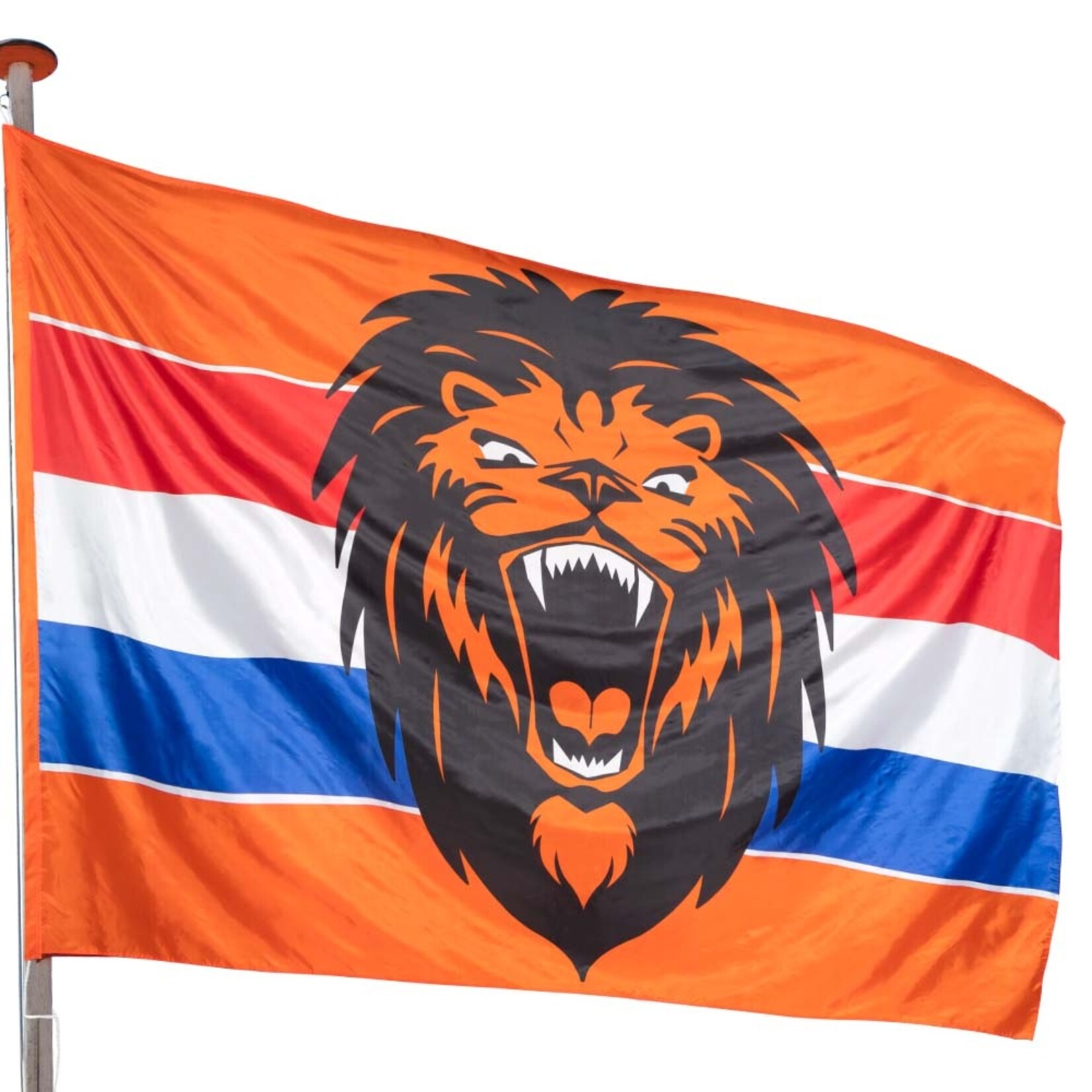 Party Planet Polyester reuzenvlag Brullende leeuw
