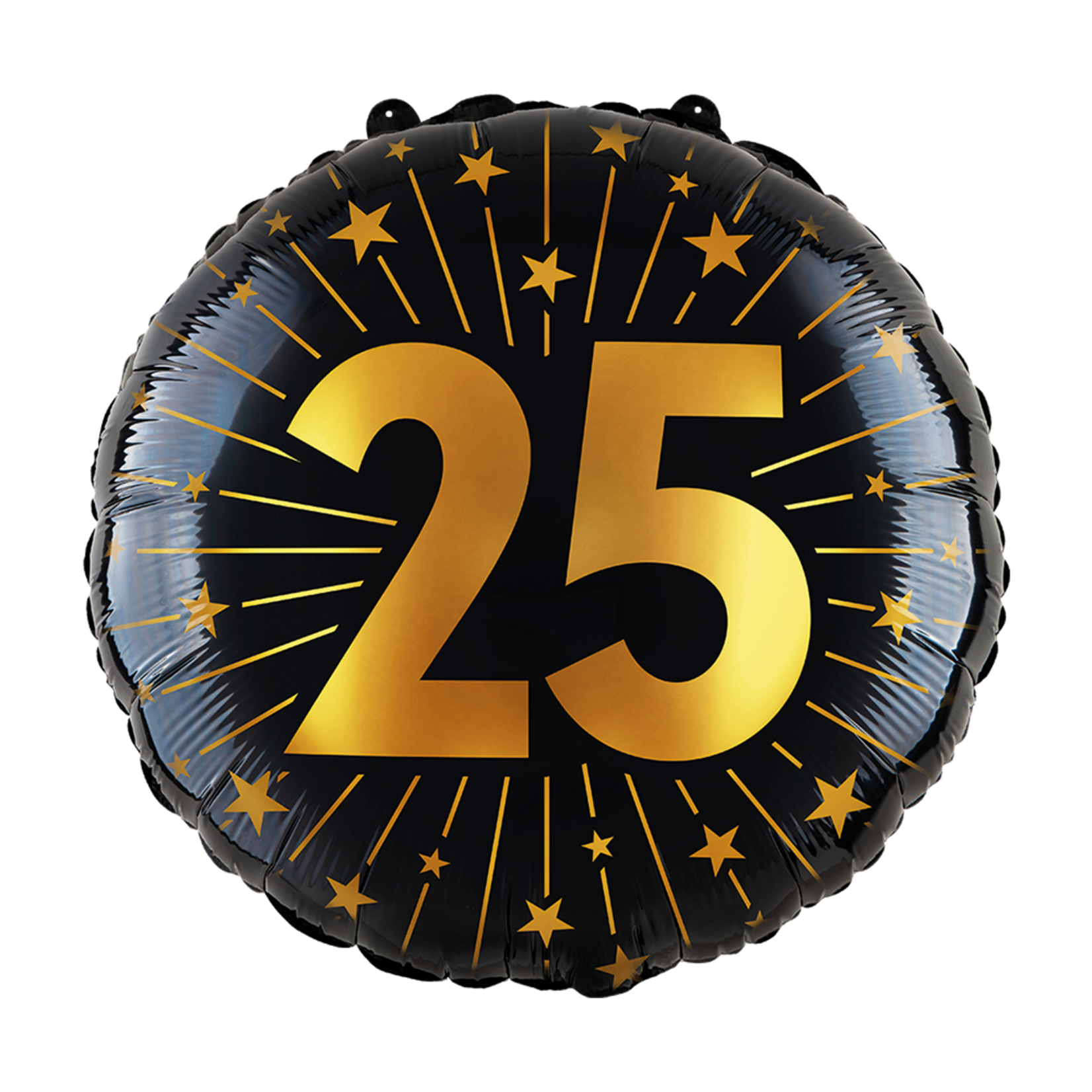 Party Planet Folieballon 18″ - '25' Golden Celebrations