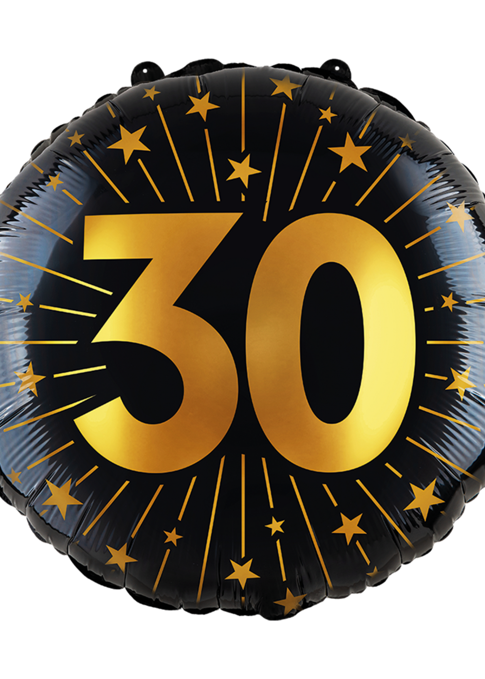 Party  Planet Folieballon 18″ - '30' Golden Celebrations