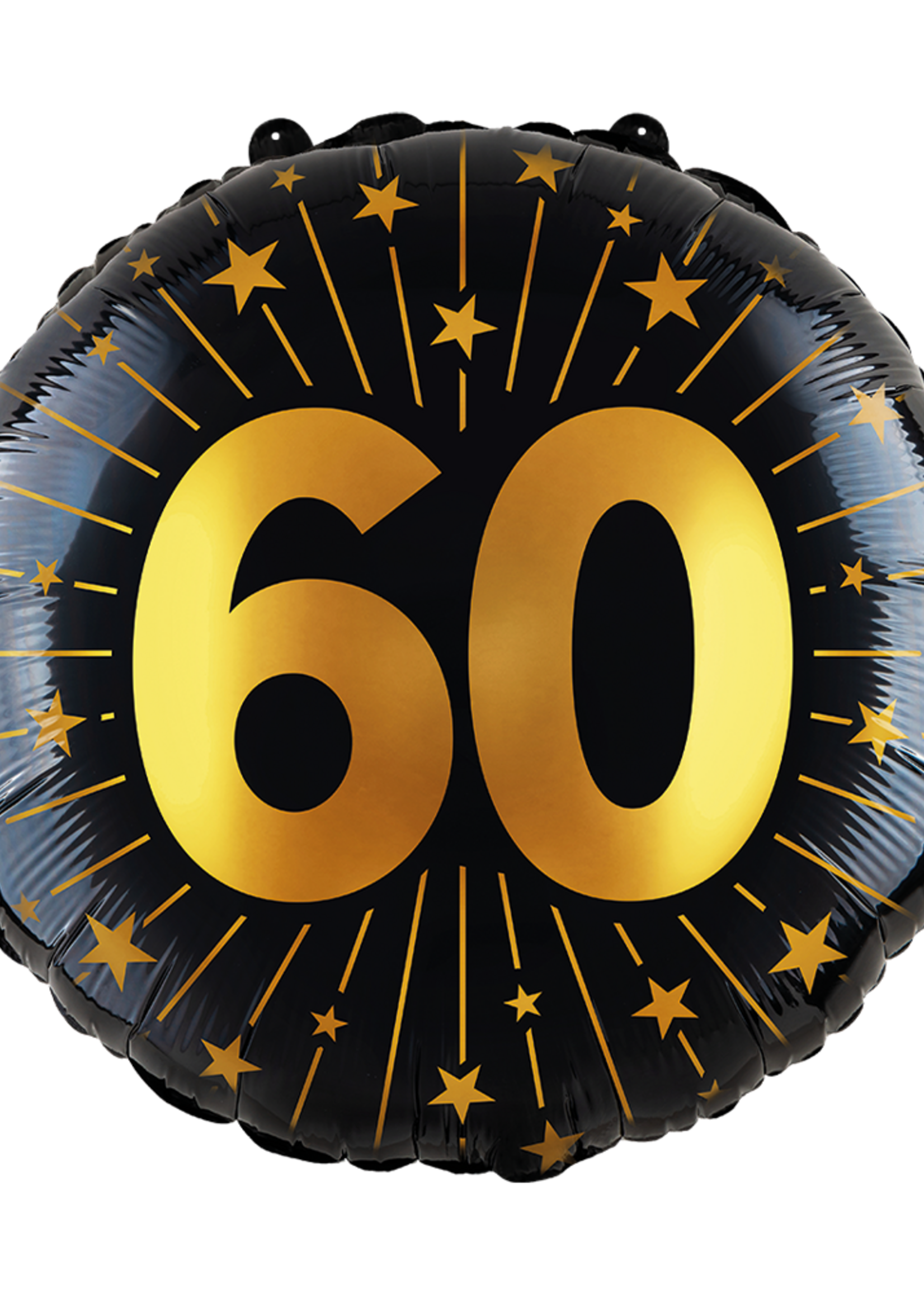 Party  Planet Folieballon 18″ - '60' Golden Celebrations
