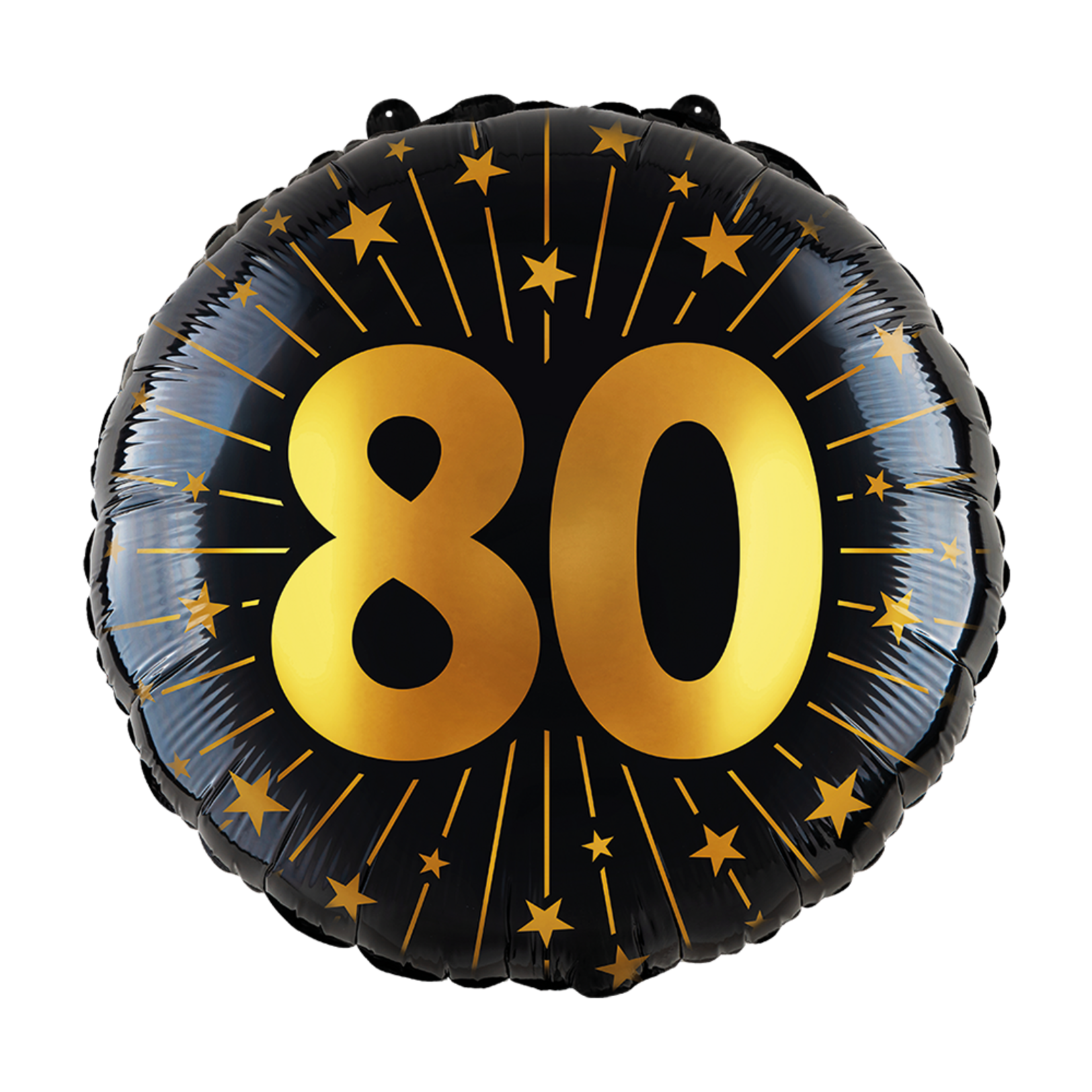 Party Planet Folieballon 18″ - '80' Golden Celebrations