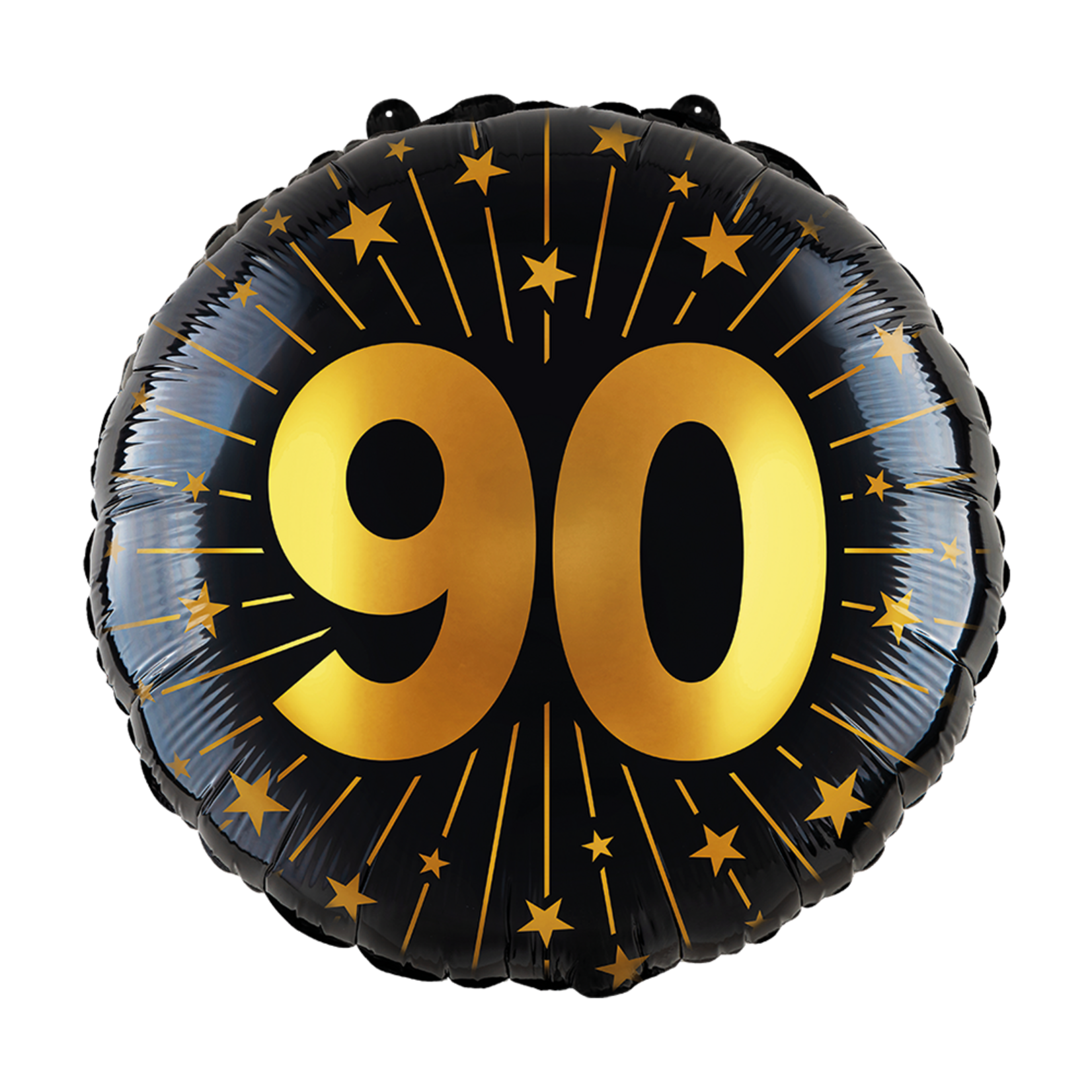 Party Planet Folieballon 18″ - '90' Golden Celebrations