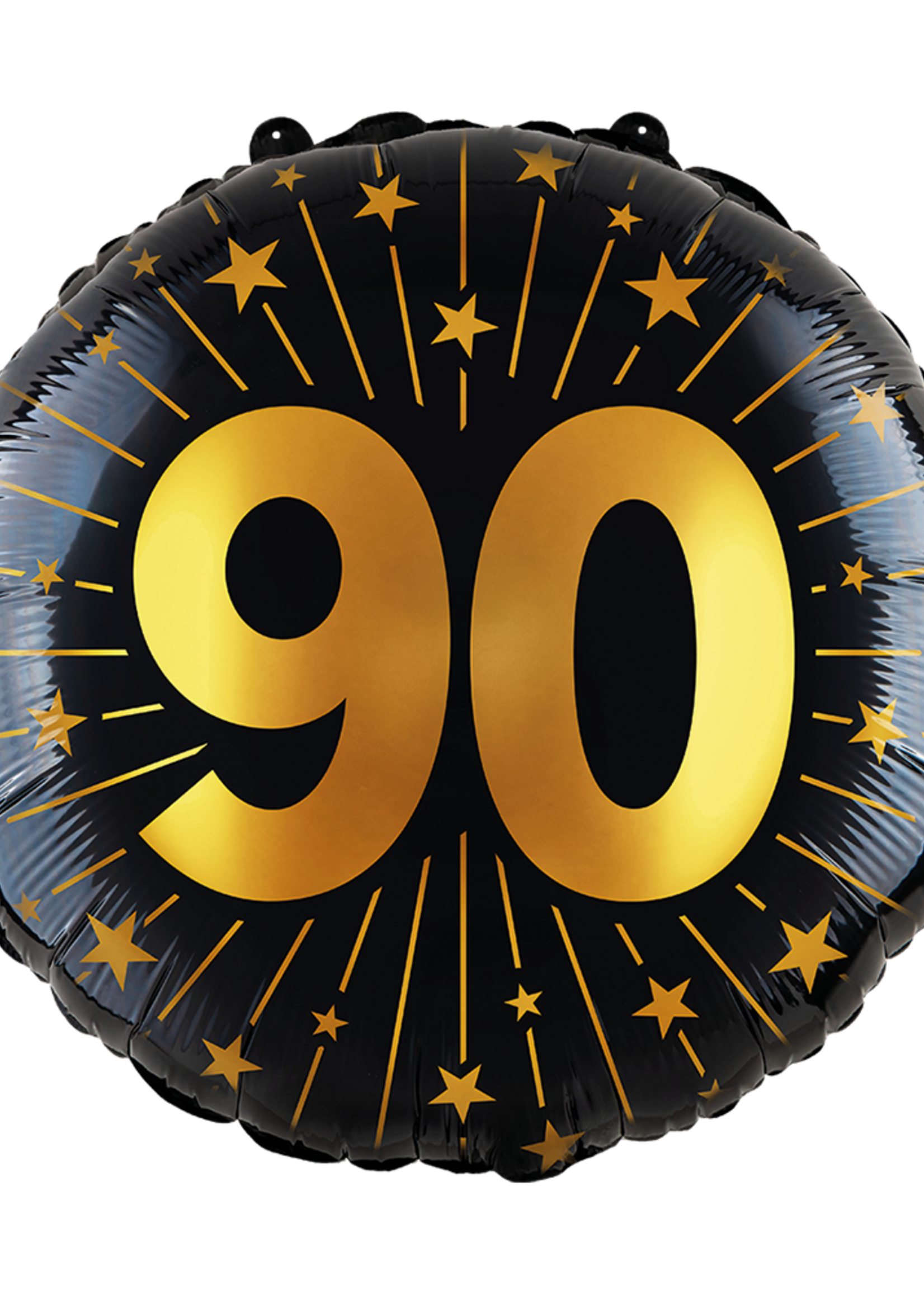 Party  Planet Folieballon 18″ - '90' Golden Celebrations