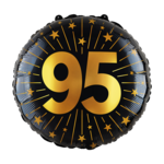 Party Planet Folieballon 18″ - '95' Golden Celebrations