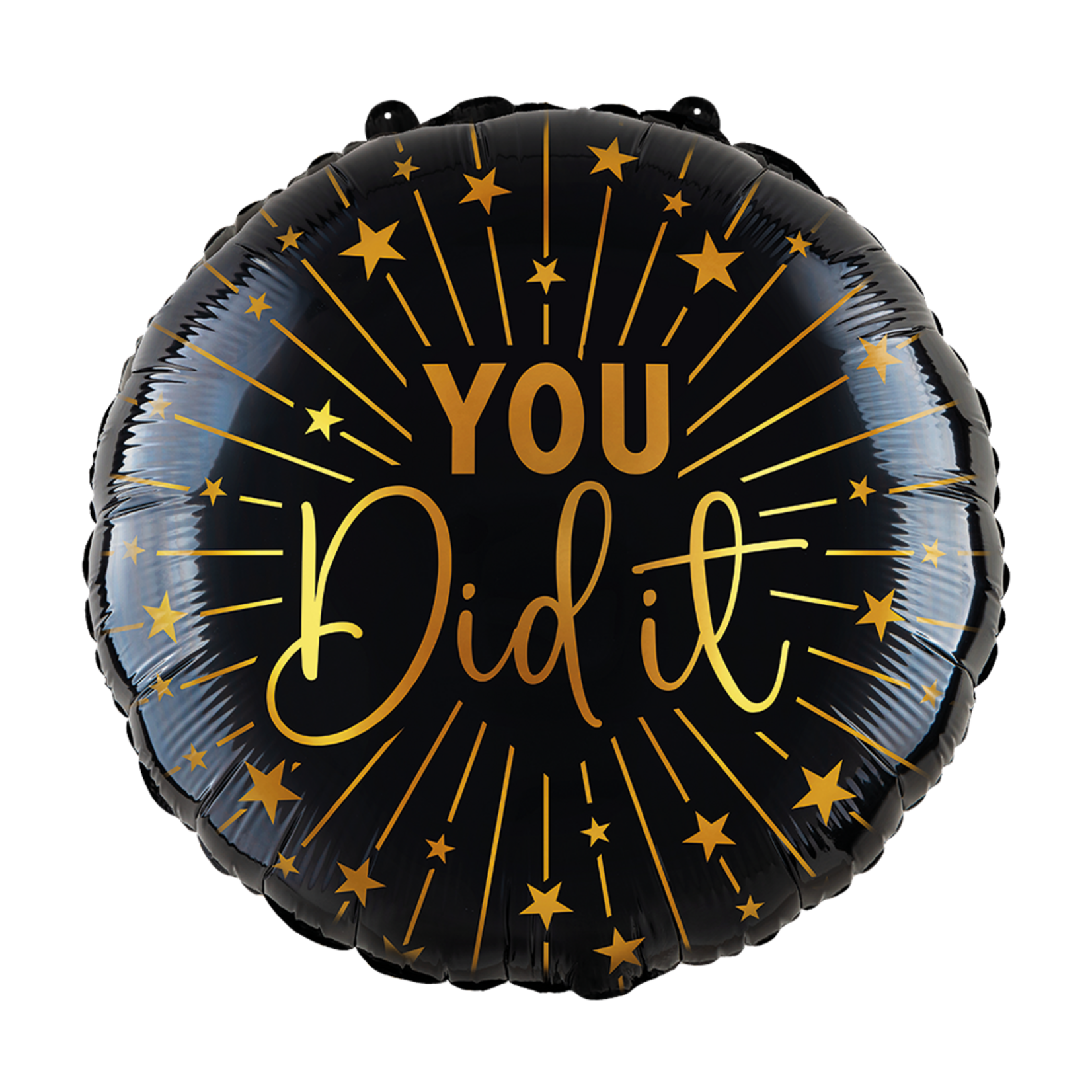 Party Planet Folieballon 18″ - You did It Golden Celebrations