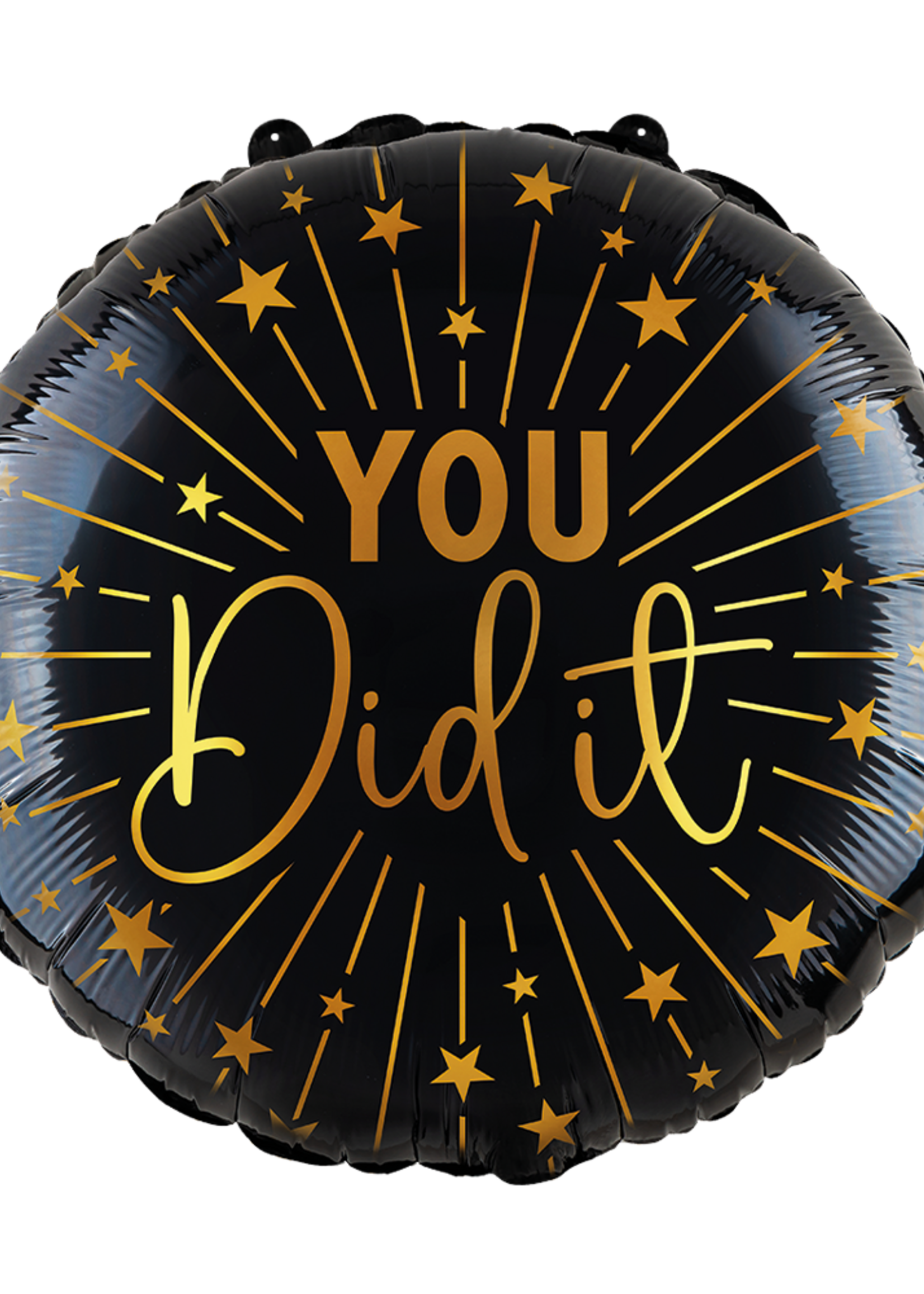 Party  Planet Folieballon 18″ - You did It Golden Celebrations