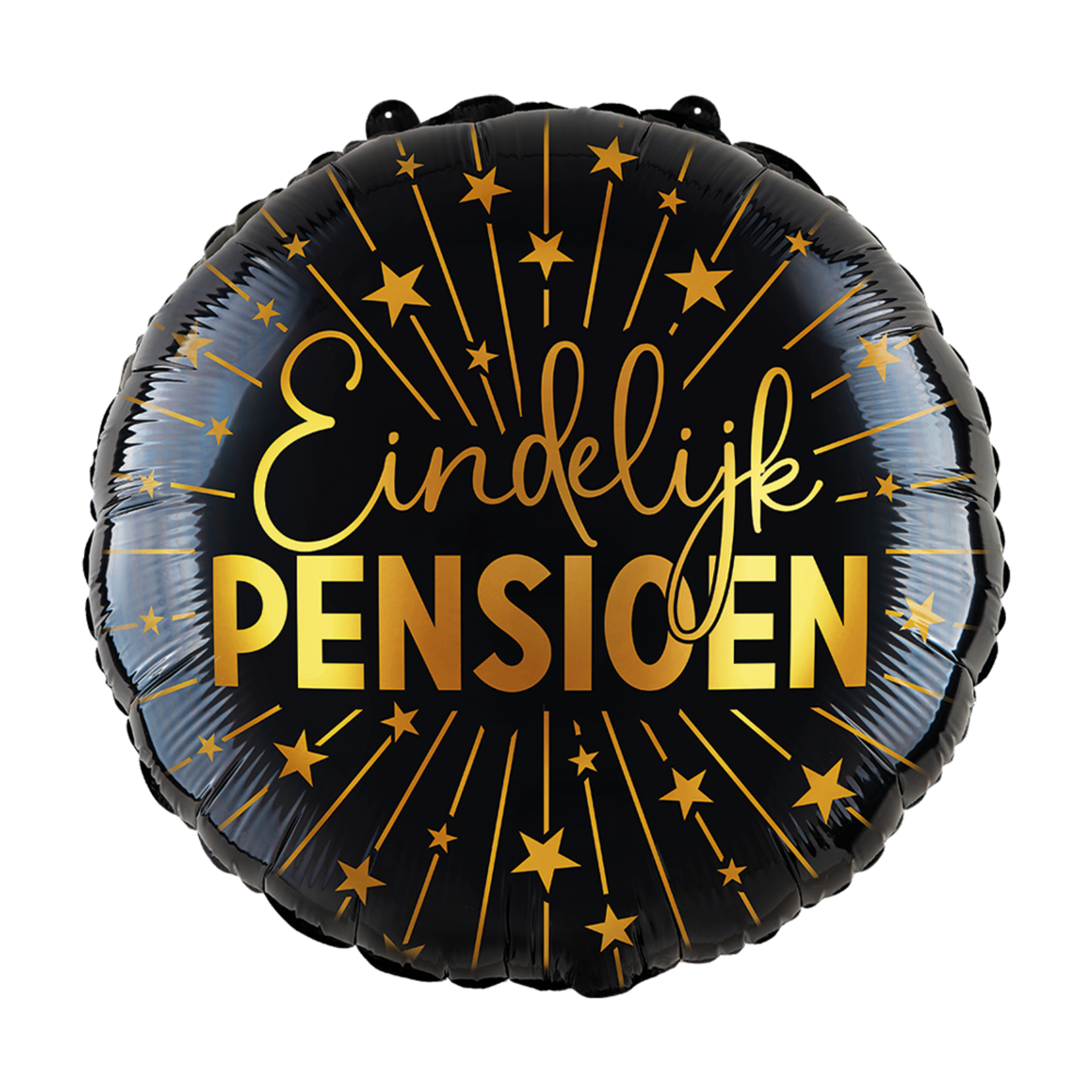 Party Planet Folieballon 18″ - Pensioen Golden Celebrations