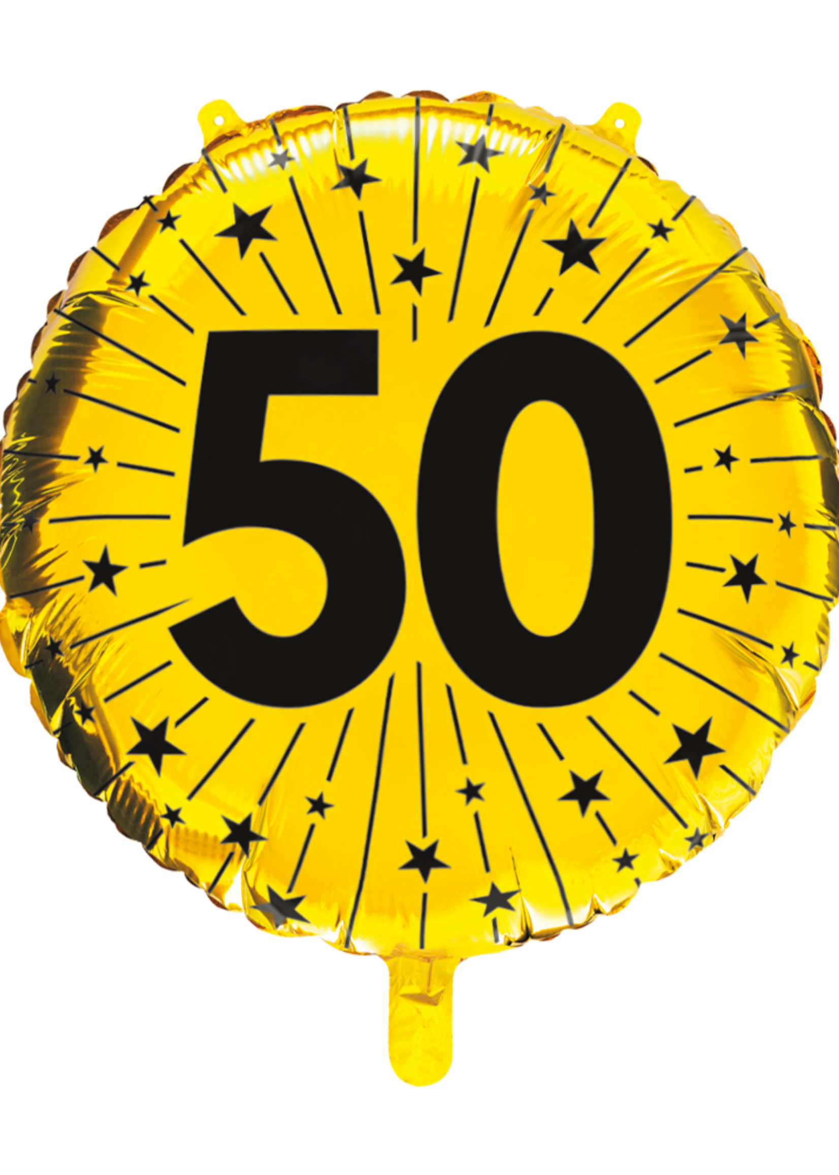 Party  Planet Folieballon 18″ - '50' goud