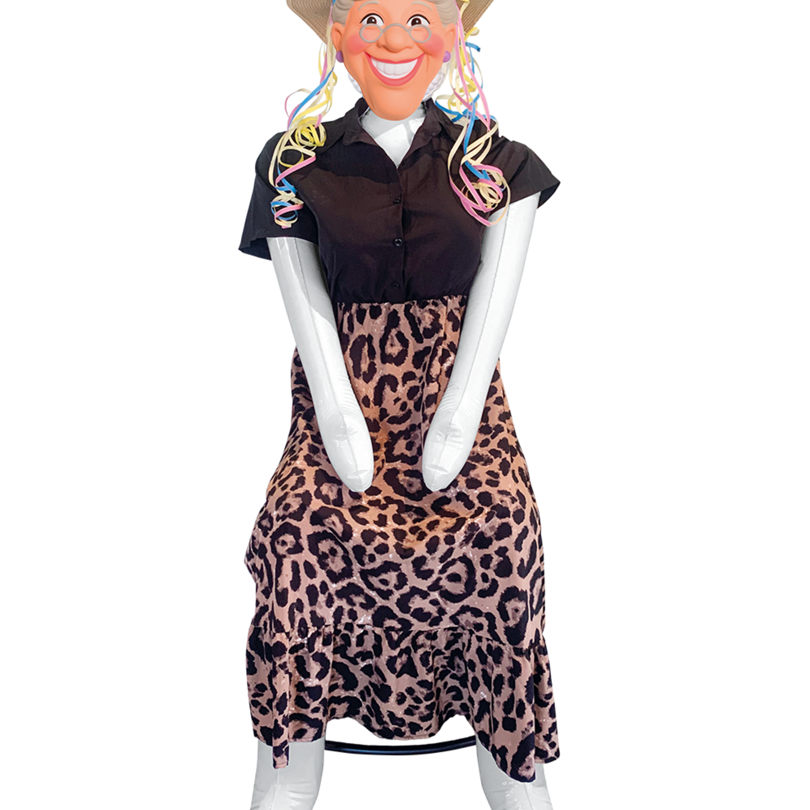 Party Planet Opblaasbare Abraham/Sarah pop maat145*48cm