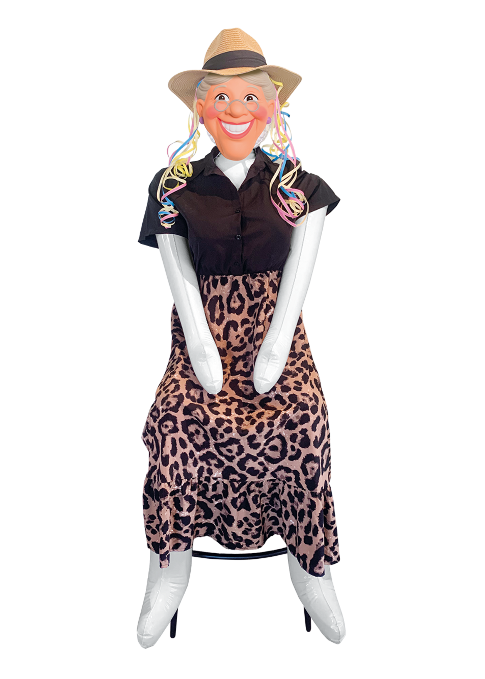 Party  Planet Opblaasbare Abraham/Sarah pop maat145*48cm