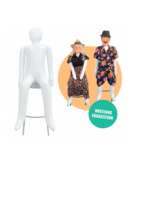 Party  Planet Opblaasbare Abraham/Sarah pop maat145*48cm