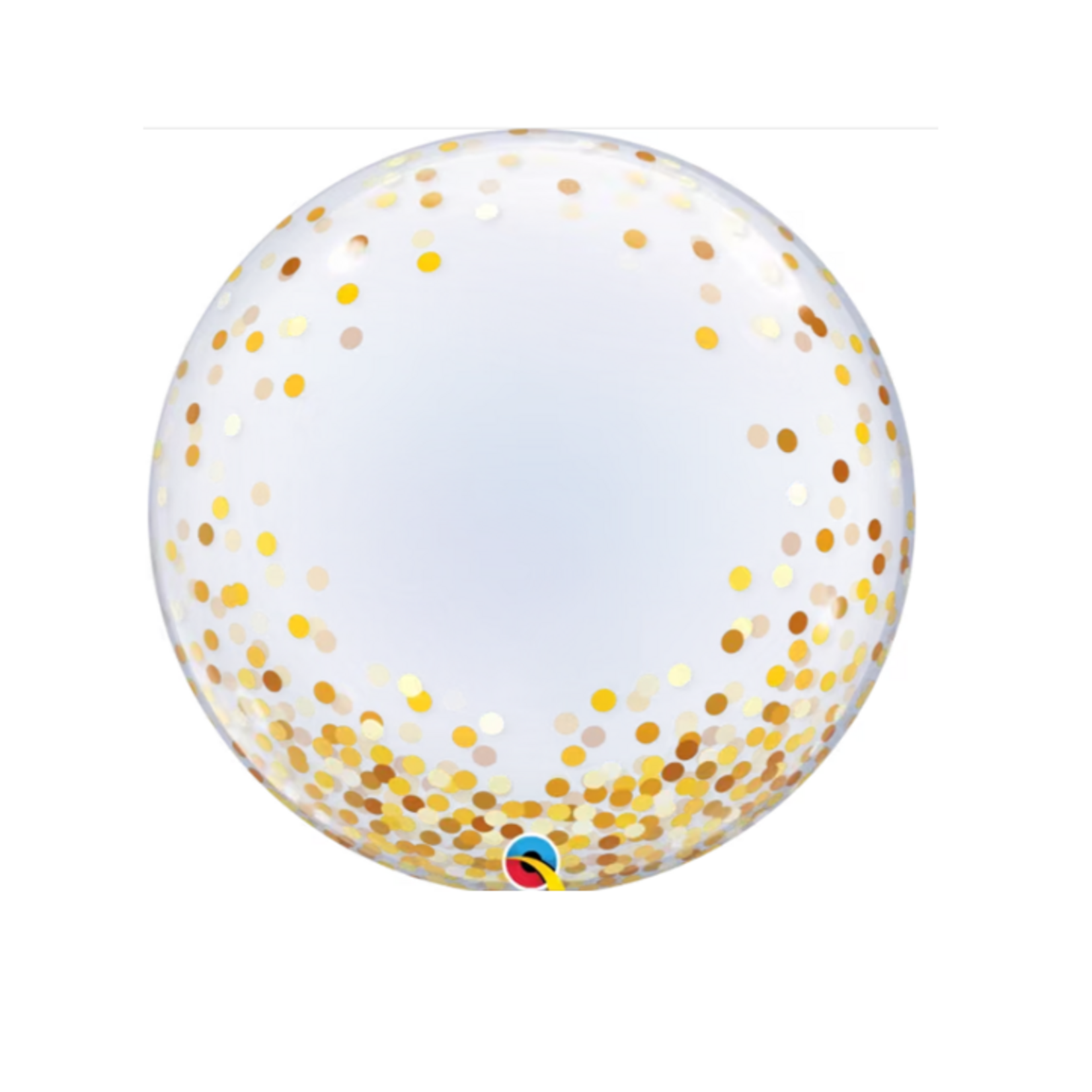 Party Planet 24" Deko Bubble Gold Confetti Dots