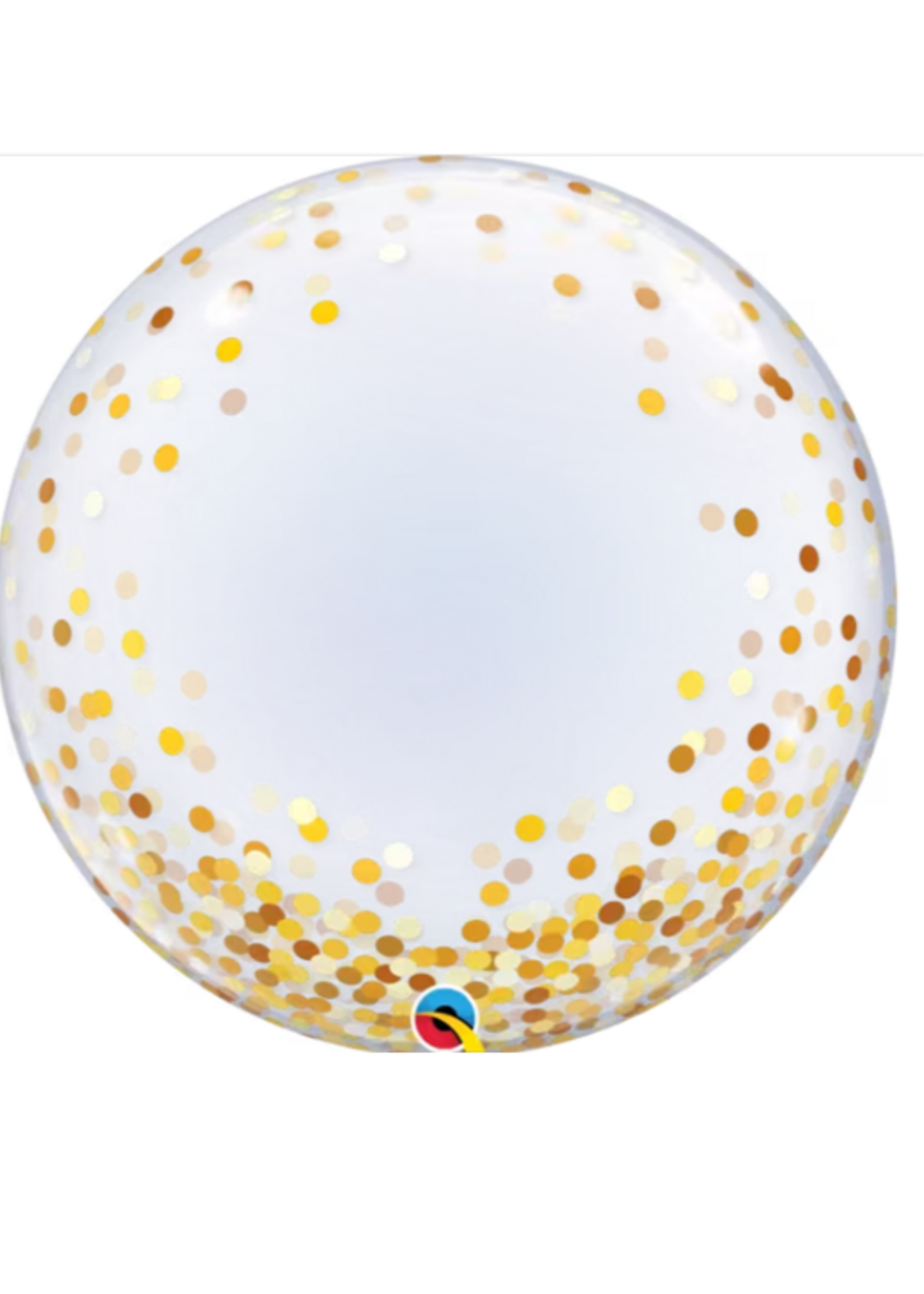 Party  Planet 24" Deko Bubble Gold Confetti Dots