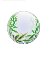 Party Planet 24" Deco Bubble Kyoko Bamboo Leaves