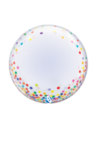 Party Planet 24" Deco Bubble Colorful Confetti Dots