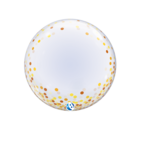 Party Planet 24" Deko Bubble Gold Confetti Dots
