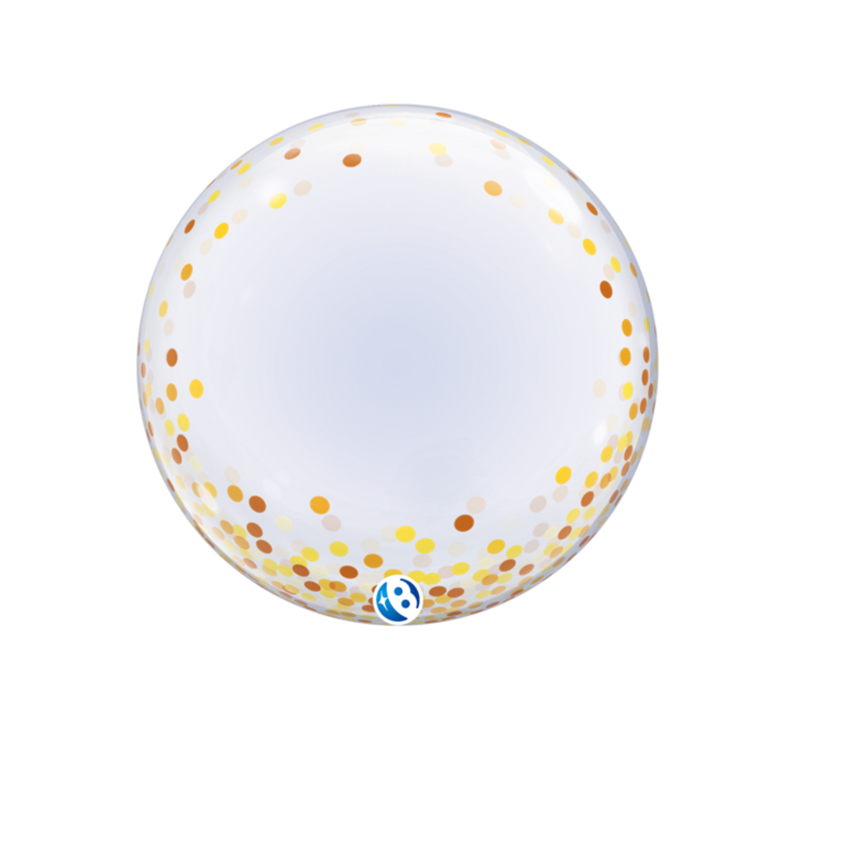 Party Planet 24" Deko Bubble Gold Confetti Dots
