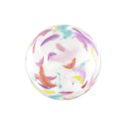 Party Planet 24" Crystal Globe "Colorful Feathers"