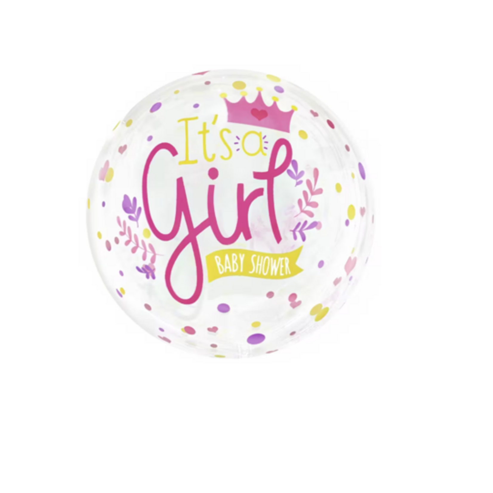 Party Planet 24" Crystal Globe "It's a Girl"