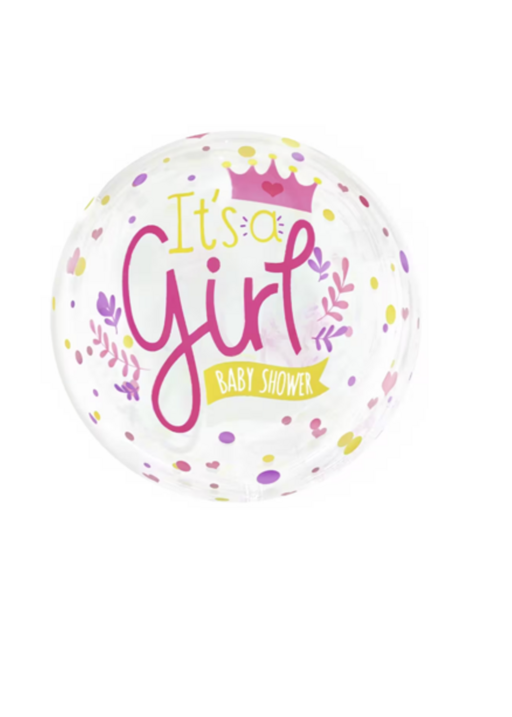 Party  Planet 24" Crystal Globe "It's a Girl"