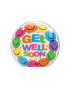 Party Planet 22" Single Bubble Get Well Soon