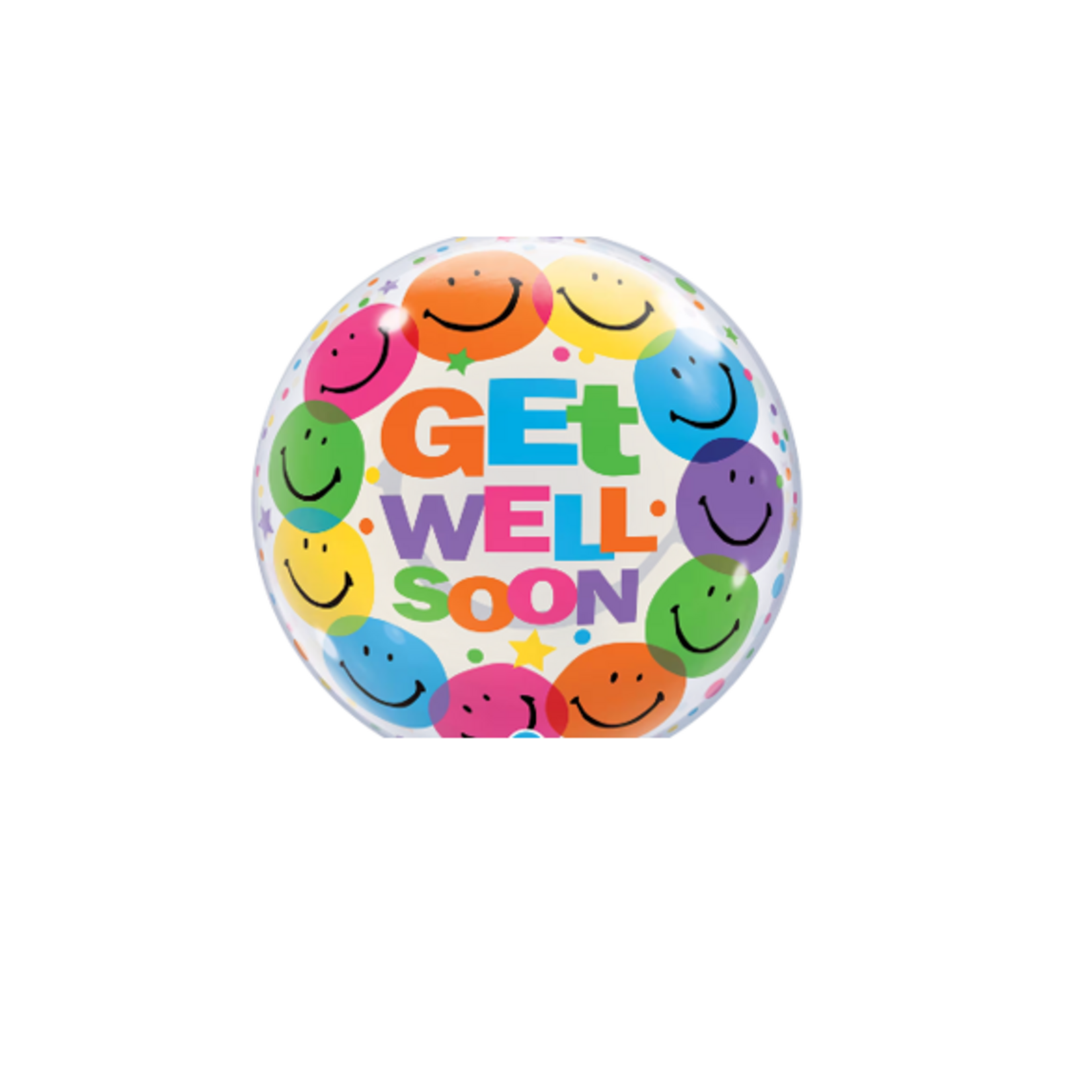 Party Planet 22" Single Bubble Get Well Soon