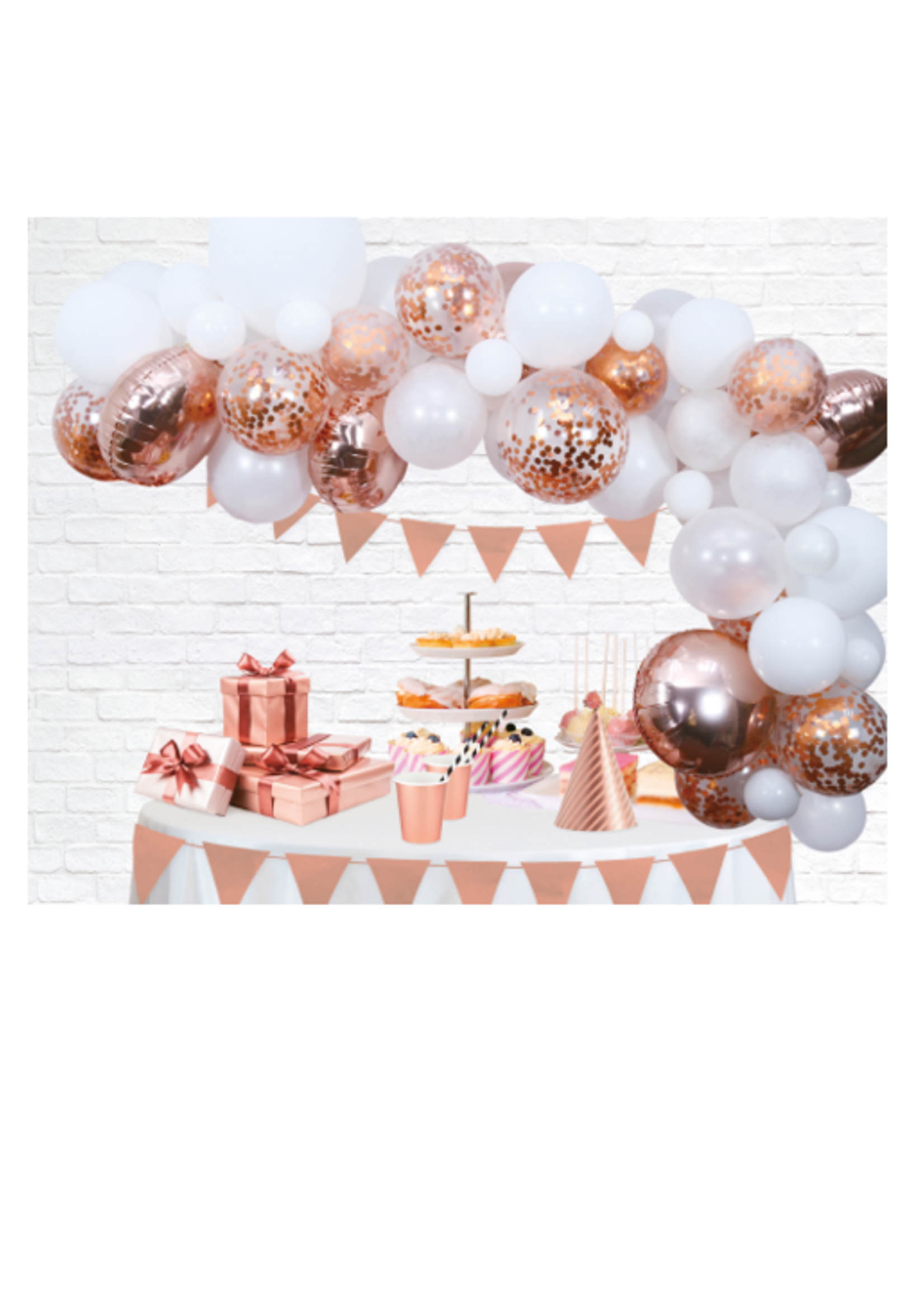 Party  Planet Ballondeco bouwpakket roségoud