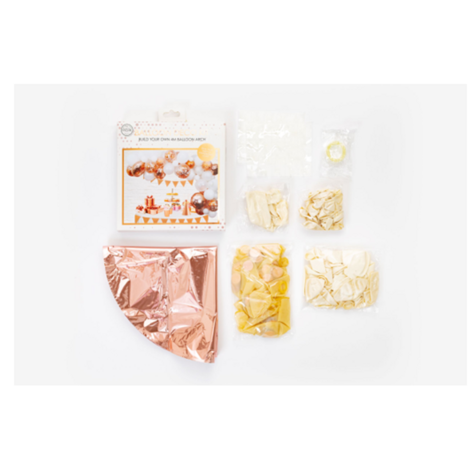 Party Planet Ballondeco bouwpakket roségoud