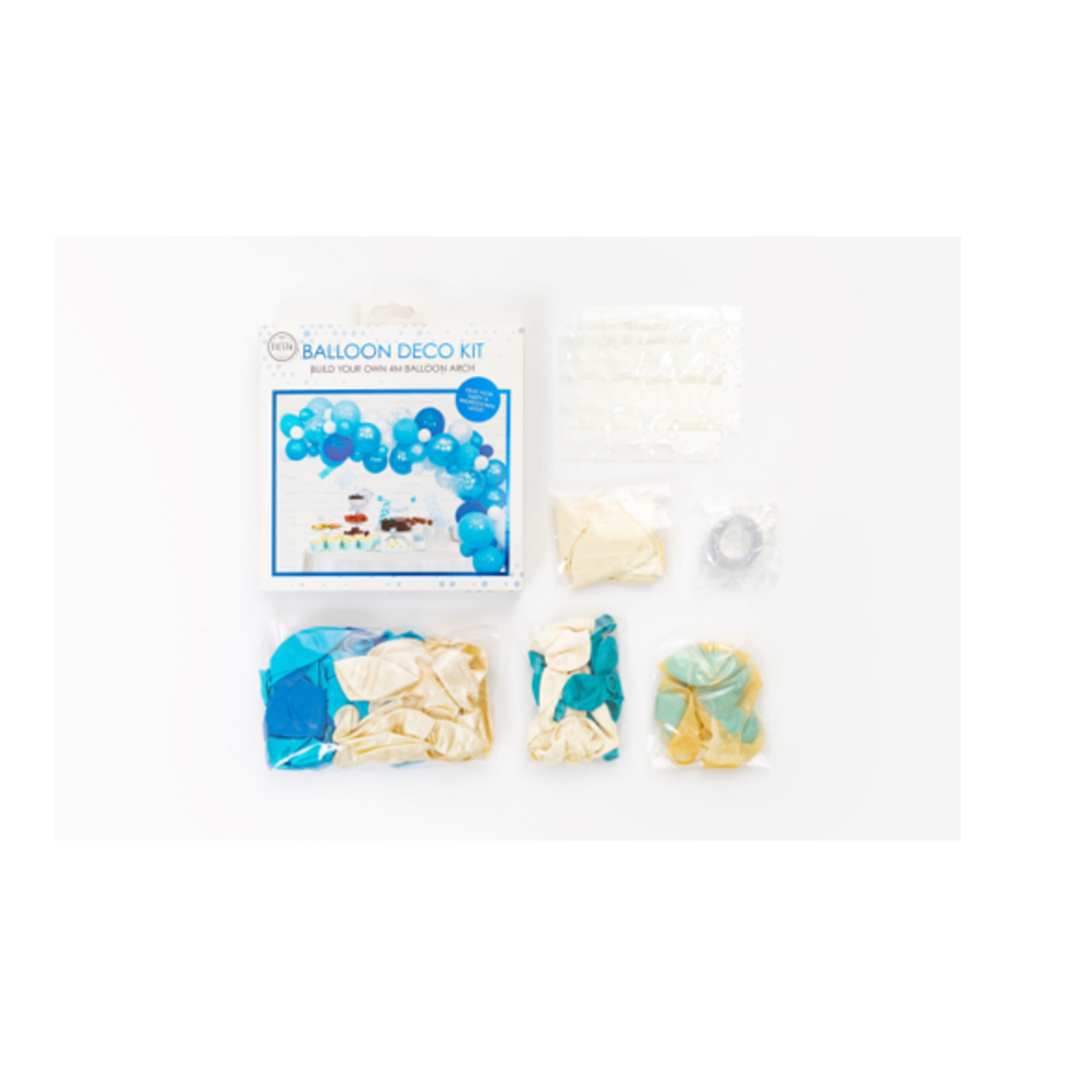 Party Planet Ballondeco bouwpakket blauw