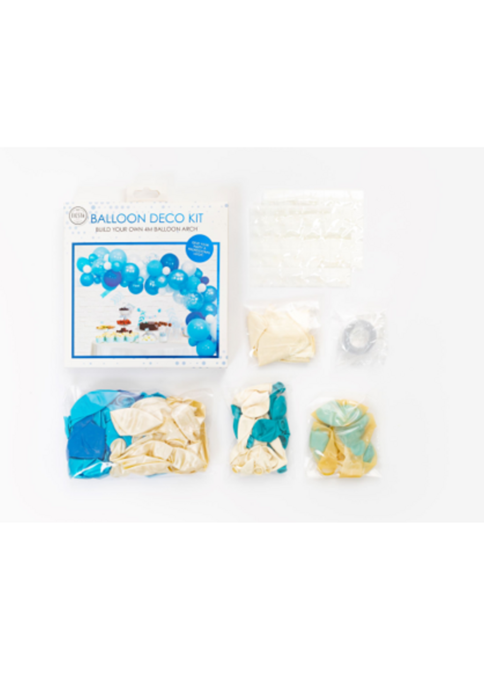 Party  Planet Ballondeco bouwpakket blauw