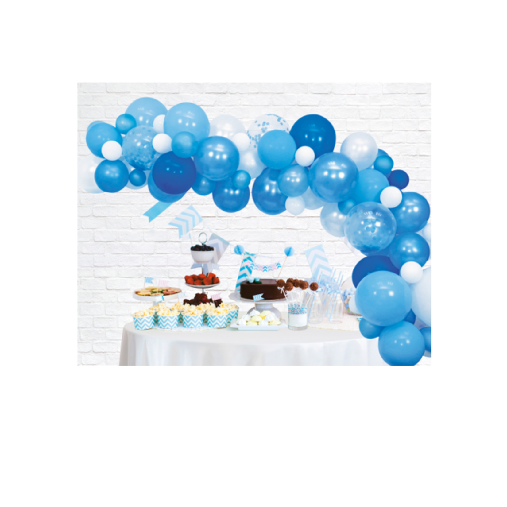 Party Planet Ballondeco bouwpakket blauw