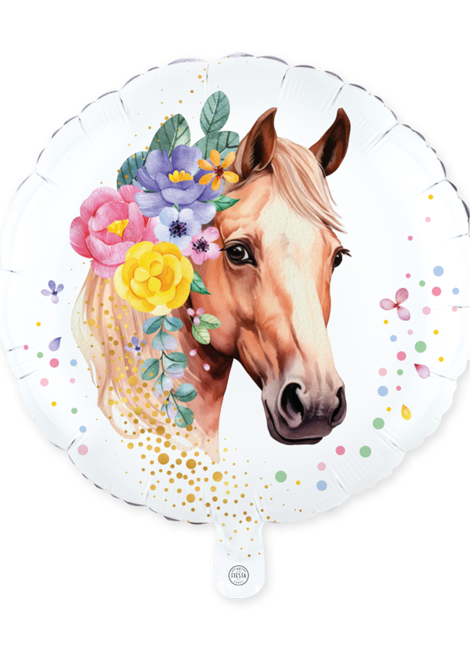 Party  Planet Folieballon 18″ rond – Horses