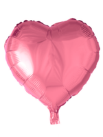 Party Planet Folieballon hartvorm 18" roze