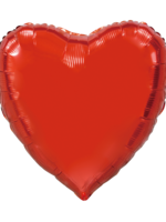 Party Planet Folieballon hartvorm 36″ XL rood