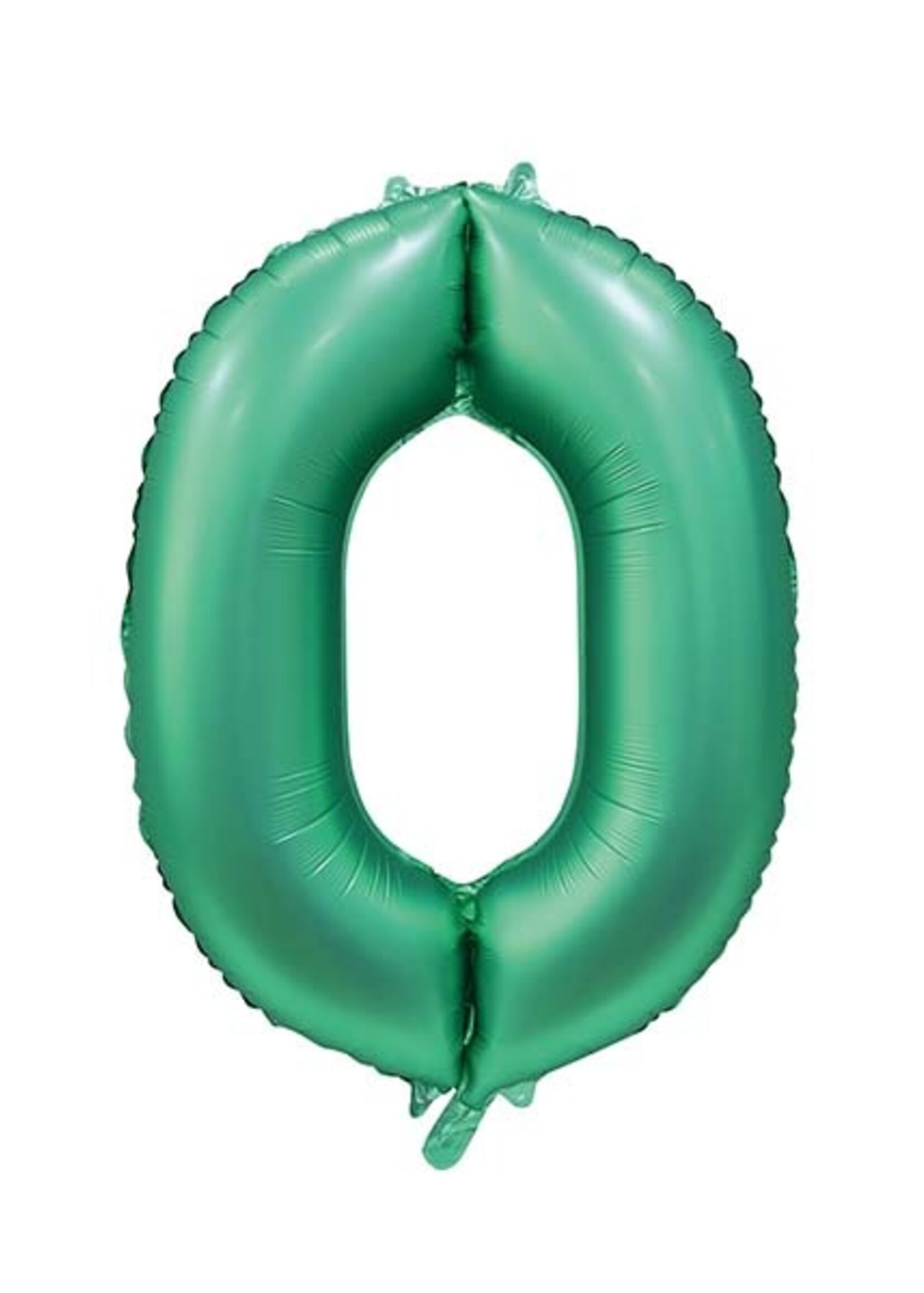 Party  Planet Folieballon 34″ nr. 0 satijn groen