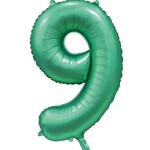 Party Planet Folieballon 34″ nr. 9 satijn groen