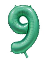 Party Planet Folieballon 34″ nr. 9 satijn groen