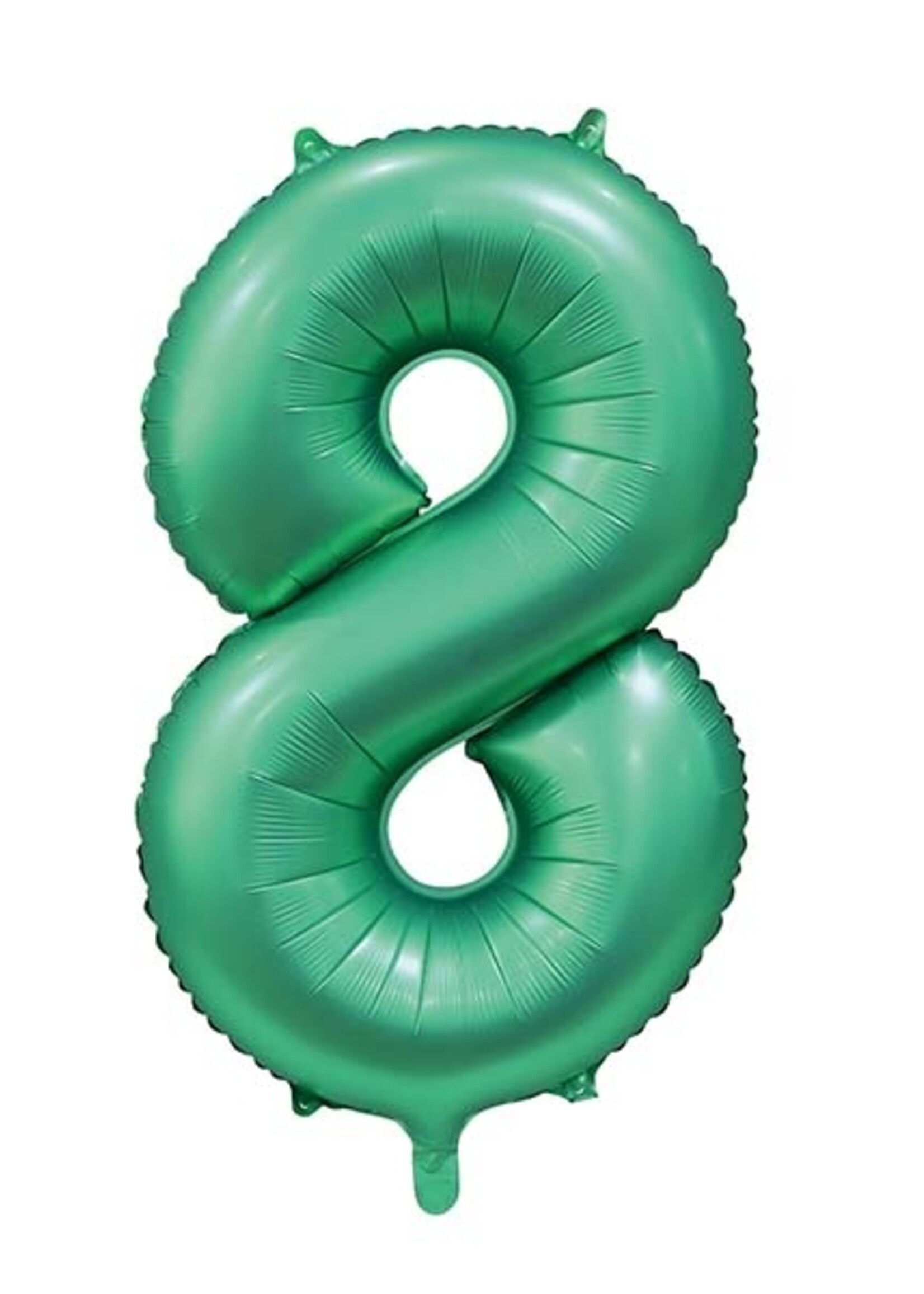 Party  Planet Folieballon 34″ nr. 8 satijn groen