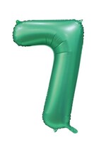 Party Planet Folieballon 34″ nr. 7 satijn groen