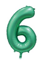 Party Planet Folieballon 34″ nr. 6 satijn groen