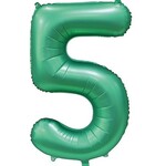 Party Planet Folieballon 34″ nr. 5 satijn groen