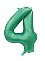 Party Planet Folieballon 34″ nr. 4 satijn groen