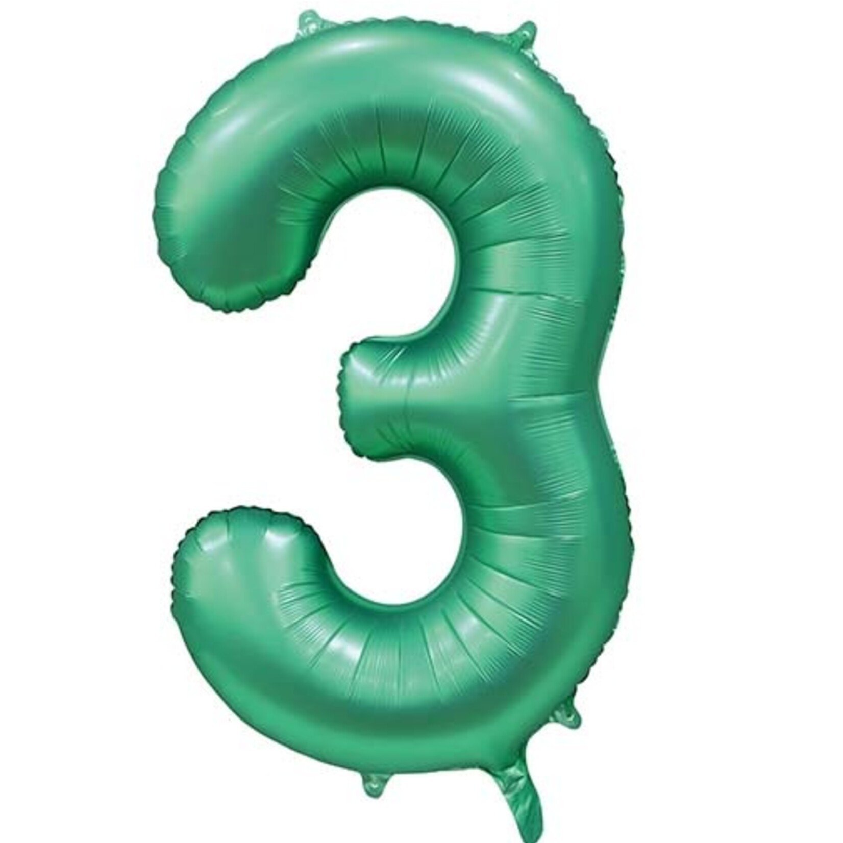 Party Planet Folieballon 34″ nr. 3 satijn groen