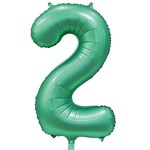 Party Planet Folieballon 34″ nr. 2 satijngroen