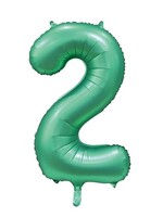 Party Planet Folieballon 34″ nr. 2 satijngroen