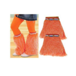 Party Planet Oranje harige beenwarmers