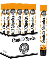 Party Planet Confetti shooter oranje 40 cm